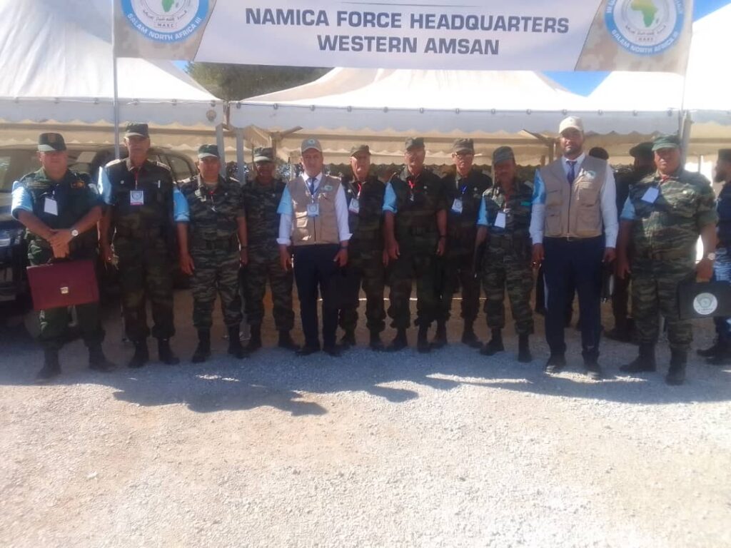 الجمهورية الصحراوية تشارك في التمرين الميداني ” سلام شمال إفريقيا 3″ بالجزائر