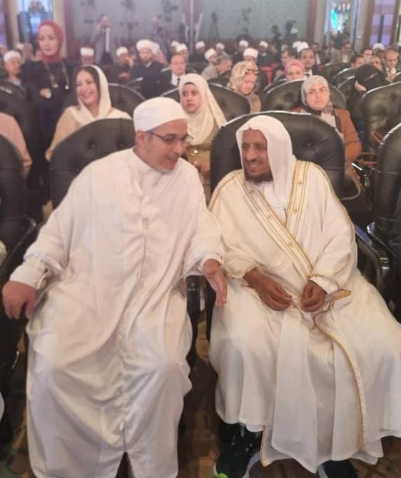 رئيس المجلس الإسلامي مبروك زيد الخير يجري محادثات مع الشيخ الدكتور عبد الله بن عبد العزيز المصلح