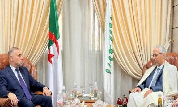 رئيس المجلس الإسلامي الأعلى يستقبل سفير دولة فلسطين لدى الجزائر