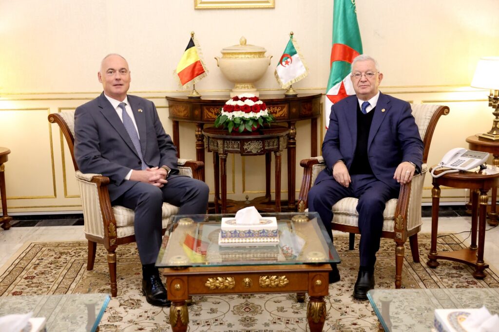 رئيس مجلس الأمة يستقبل سفير مملكة بلجيكا لدى الجزائر